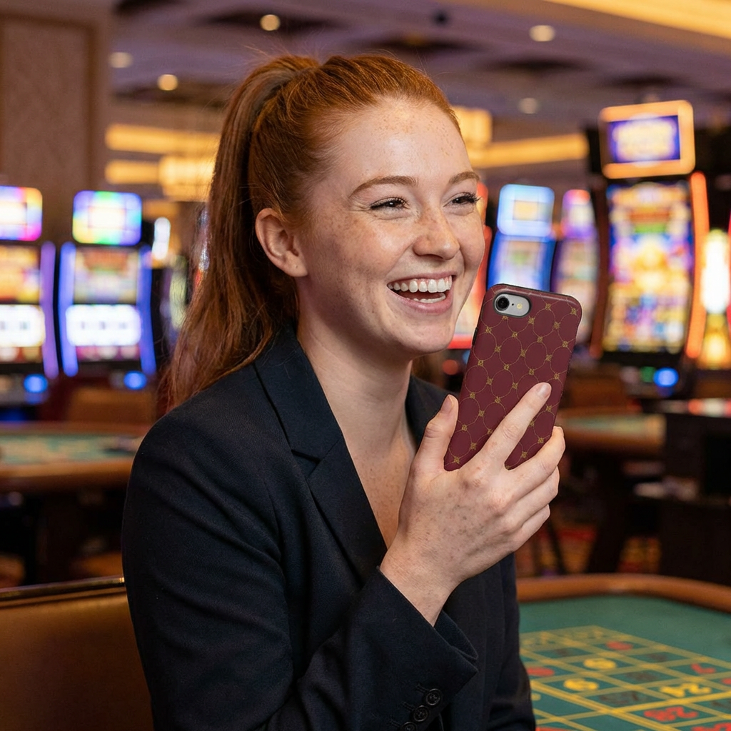 Luxury Geometric Phone Case — GIORMA™ Burgundy & Gold Circle Pattern Hard Shell