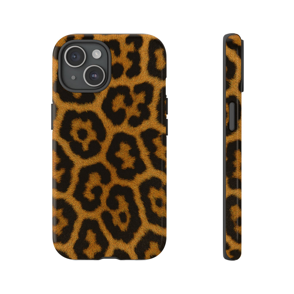 Leopard Print Phone Case – Safari Aesthetic Glossy Hard Shell