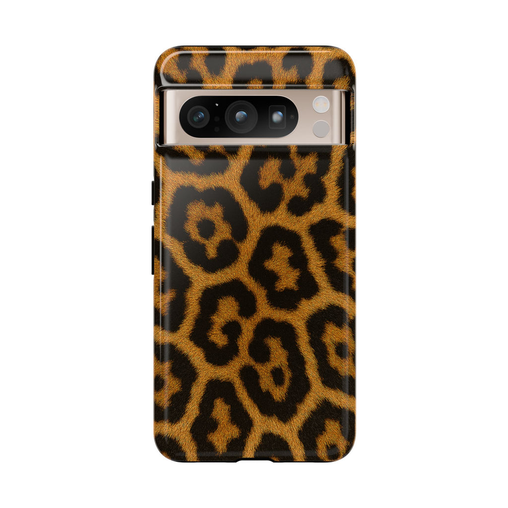 Leopard Print Phone Case – Safari Aesthetic Glossy Hard Shell